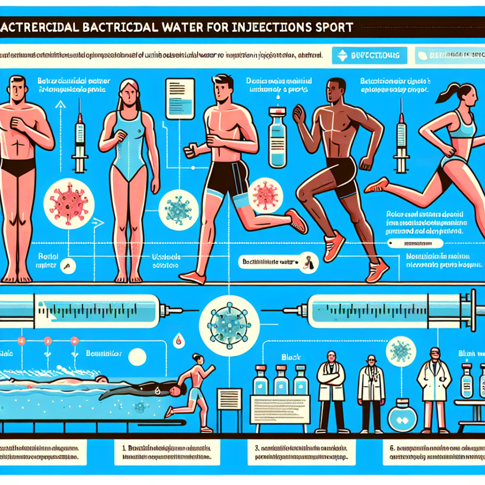 L'utilizzo dell'acqua battericida per iniezioni nello sport: benefici e precauzioni